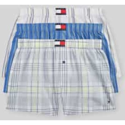 Regular fit boxershorts van puur katoen in set van 3