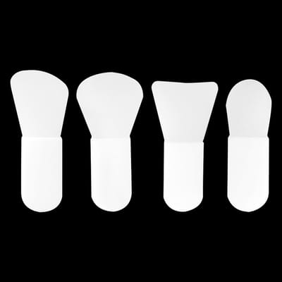 Mini-maskerkwast, gezichtsmaskerapplicator, 4 stuks, siliconen gezichtsmasker, kwast, voor gezichtsmaskers, oogmaskers, serum, reinigingsmasker of doe-het-zelf huidverzorging