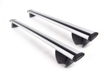 Dakdragers geschikt voor Volvo EX90 vanaf 2025 gesloten dakrailing - Aluminium - Hoog laadvermogen 100kg - Wingbar - Zilver - Merk Farad