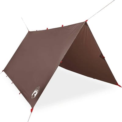 Dekzeil met Ogen - Tarp Tentzeil - Outdoor Bescherming - Waterdicht PU-Coating - Onbekend - Bruin