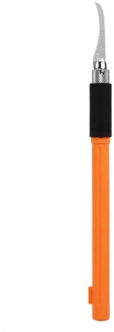 Dailygoods- Handzaag Hoog Slijtvast Staal - Mini Handzaag - Hobby Scheerapparaat - Antislip Rubberen Ring - 3 Messen Set - Totale Lengte 15 cm - Modelzaag