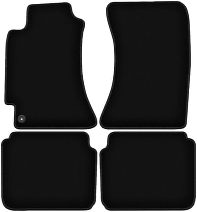 BASIC zwarte veloursmatten voor: Subaru Legacy III B4 stationwagen, sedan (1998-2003)