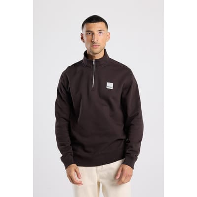 America Today Stephan Halfzip Brown Maat: XS | Sweaters Outlet | Heren | Bruin