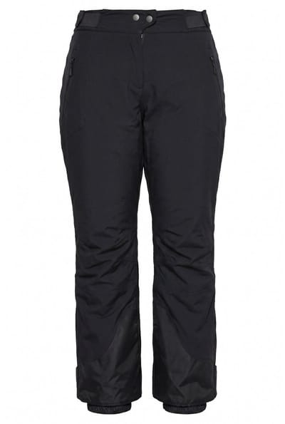 Ulla Popken - Dames - HYPRAR functionele broek waterdicht klittenband ski broek - Zwart - Maat 42