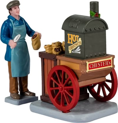 Lemax - Chester's Hot Chestnuts - Set van 2