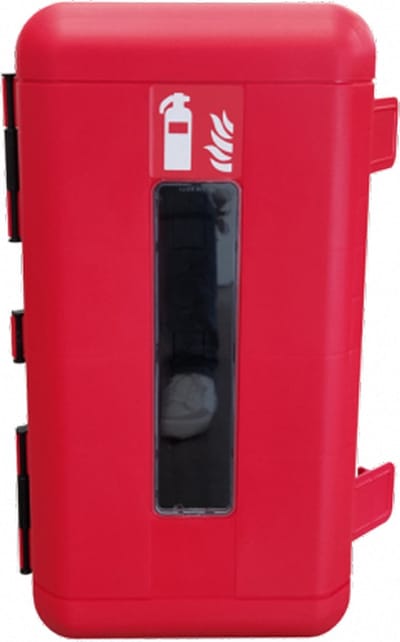 Brandblusserbox geschikt voor: brandblusser van 6 liter of 6 Kg met een diameter van 150 - 170 Mm