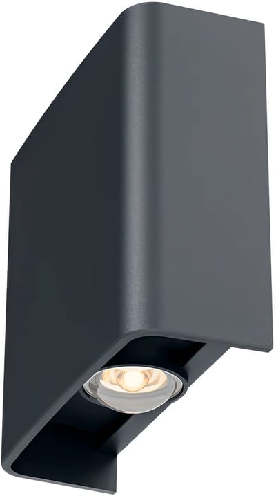 Braytron - LED Wandlamp - Buitenlamp - 2x1W - CCT Aanpasbare licht kleuren - 3000K,4000K,6000K - Zwart - IP65