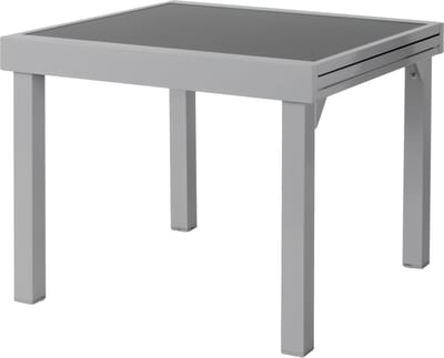 ib style Diplomat Tuintafel - Uitschuifbare tafel - Anti-vingerafdruk - 90-180 cm - Anthrazit