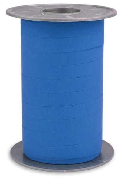 Krullint Paperlook Marine Blauw – Cadeaulint - 10mm