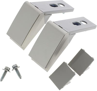 Reparatieset Handvat - Koelkast Onderdeel - Apparaat Repareren - Roestvrij Staal - 21 x 17 x 14 cm - Zilver