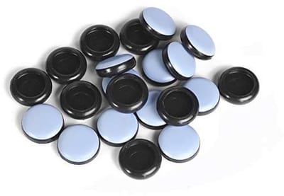 Stoel Glides Sliders voor Tapijt - Vloerbeschermers voor Meubels - 1-1/2" Ronde - 24 Pack