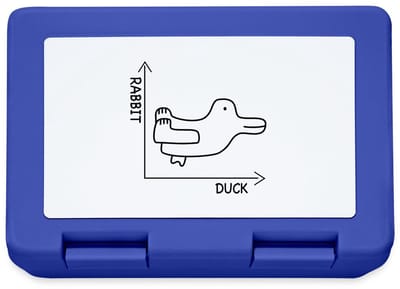 Rabbit Of Duck? – Slimme Optische Illusie Broodtrommel Lunchbox