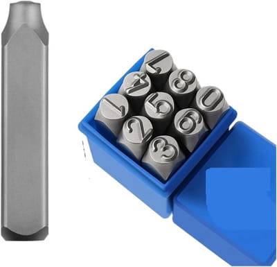 Letterstempel Set - Metaal Stempels - Leer Bewerken - Precisie Afdrukken - 12mm Set - Zilver