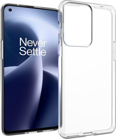 LuxeBass Siliconen hoesje geschikt voor OnePlus Nord 2T - Soft Cover - Transparant - telefoonhoes - gsm hoes - telefoonhoesje