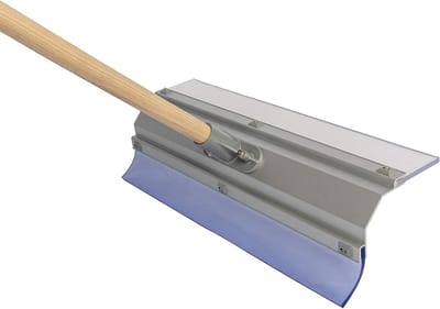 Universele schuifschuiver - Allesschuiver Pro - Snel sneeuw ruimen - Verwisselbare schuifbladen - 236 Kilogram - Zilver