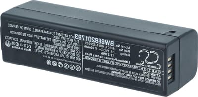 Camera Accu - Reserve Batterij - Fotografie - Oplaadbaar - 1100mAh - Zwart