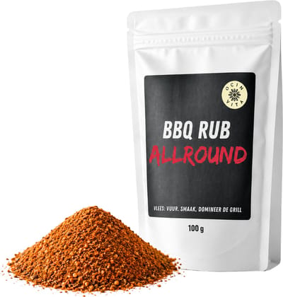 BBQ Rub Allround 100g – BBQ Kruiden voor Vlees, Kip, Vis & Groenten – Universele Barbecue Kruidenmix – Ocin Vita
