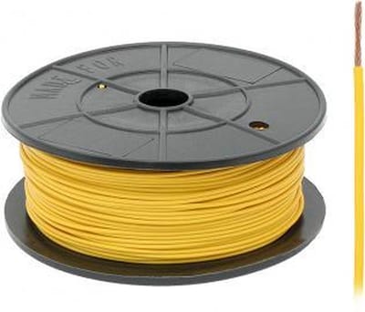 FLRY -B kabel - 1x 1,00mm - Geel - Per meter