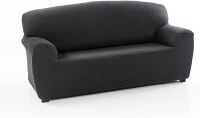 VH Supplies® Bankhoes Stretch 3 Zitsbanken - Sofahoes - Zetelhoes - Bankbescherming - 180 - 220 cm - Grijs