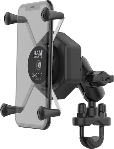 X-Grip® Grote Telefoonhouder met Bal & Vibe-Safe™ Adapter-Keuze montage