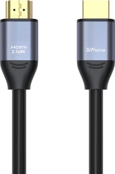 DrPhone Truelink – HDMI 2.1 Kabel – 8K 60Hz - High Speed HDMI Kabel – 8K Resolutie - Ultra High Speed Kabel – 1.5 Meter