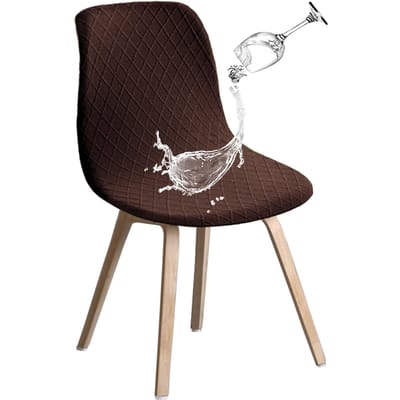 Diamant Jacquard Waterdichte Eetkamerstoelhoes Eames Gebogen Stoelhoes Thuis Club Kuipstoelhoes 35*38*38 cm