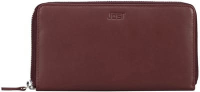 JOST Leren portemonnee Arva Slg Wallet Wine wijnrood