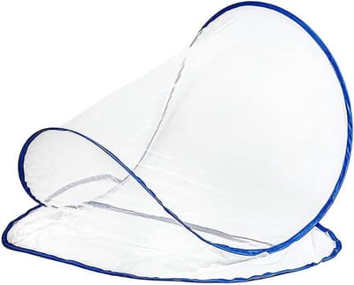 Vouwbaar Mini Muggennet voor Kamperen en Reizen, Ultralicht Insectennet van Polyester, Ideaal voor Buitenactiviteiten, 40x50x35cm