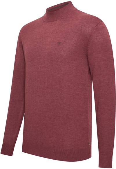 Cappuccino Italia - Heren Trui Novara Coltrui - Rood - Maat M