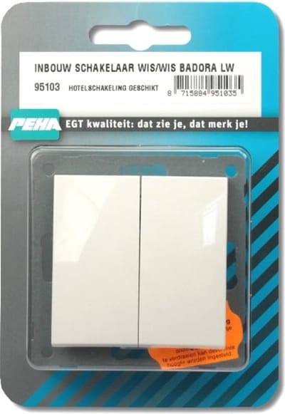 INB.SCHAKELAAR WIS/WIS BADORA LW