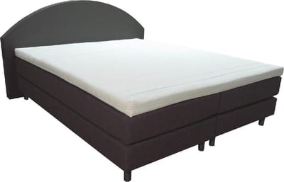Slaaploods.nl Curve - Boxspring inclusief matras - 140x200 cm - Zwart