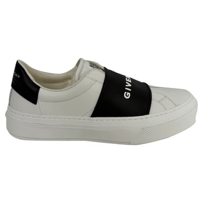 Givenchy City Court Slip-On Sneakers in Witte Leer