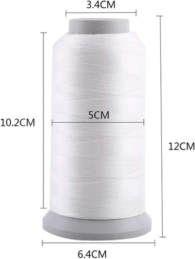 Gloeien in het Donker Naaigaren en Borduurgaren - Lichtgevend Polyester voor Naaimachine en Handwerk (1000 Yards Roze)