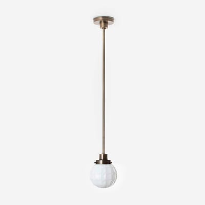 Hanglamp Artichoke 20's Brons - Art Deco Trade