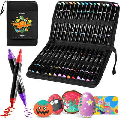 Ohuhu - Kakaako - Dual Nib Acrylic Marker Pens – 30 kleuren