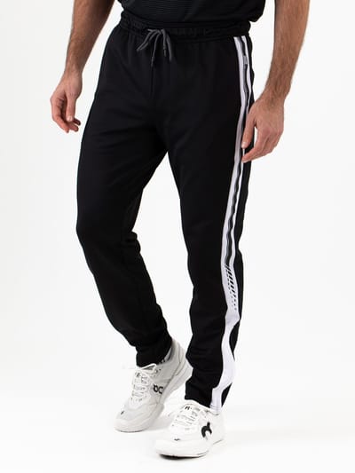 Sjeng Sports JANOS - Maat: M Black - Tennis Broek Mannen - Sportbroek - 100% elastaan