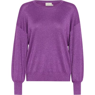 Kaffe T-shirt Karegina O Neck Knit 10507977 193022 Gloxinia Dames Maat - M
