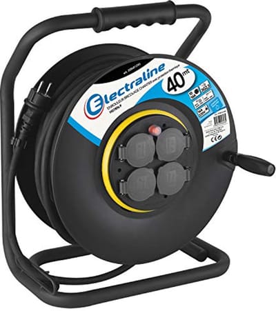 Kabelhaspel 40 meter 3G 2,5 mm² met kinderbeveiliging