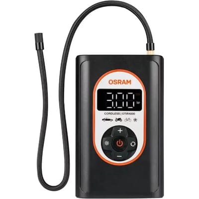 Osram Automotive TYREinflate 4000 Compressor 8.3 bar Opbergbox/tas, Automatische afschakeling, Met werklamp, Digitaal display