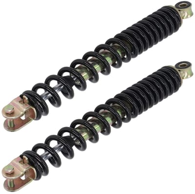 BRENZOOS- Schokdemper 335mm Achter - Schokabsorberend - Legering - Duurzaam - Verbeterde Stabiliteit - Professionele Montage - Vering