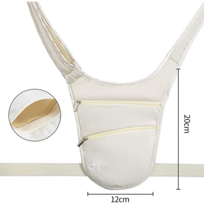 Anti-diefstal Sport Taille Tas Waterdicht Lichtgewicht Hardloop Taille Zakje Grote Capaciteit Verstelbare Riem Onzichtbare Riemtas Reizen