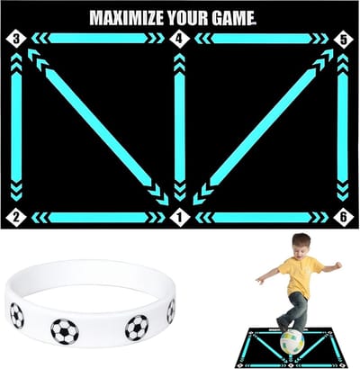 Voetbal Trainingsmat met Armband voor Balcontrole en Techniekverbetering