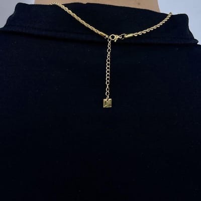 Hors Campus - Collier Doré Inspiré de Garrett Graham Chaîne Minimaliste pour Clavicule 55CM