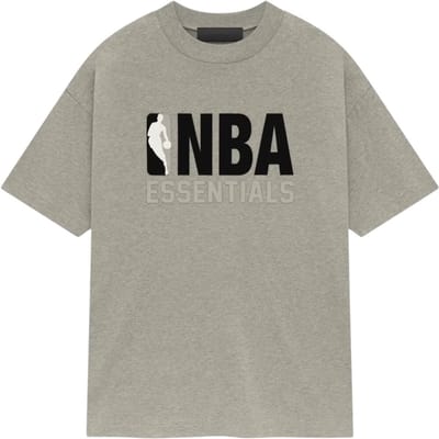 Fear Of God T-shirt Grijs NBA Warm Heather
