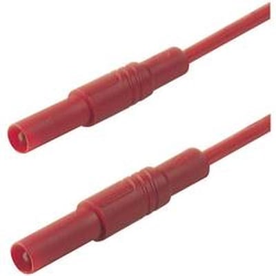 Hirschmann Test & Measurement MLS GG 100/1 rt Veiligheidsmeetsnoer Banaanstekker 4 mm Banaanstekker 4 mm 1.00 m Rood 1 stuk(s)