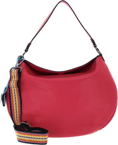 Gabs Leren Schoudertas Angelique TG Ruga Black Bag Fresia Roze