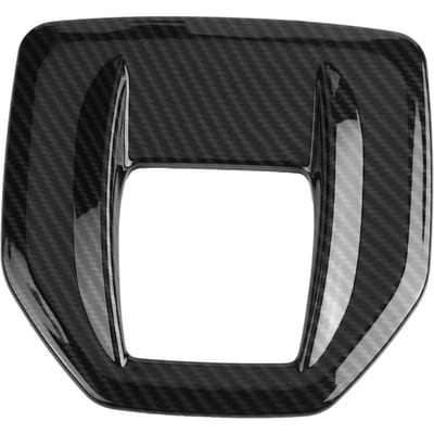 Bandeau de Cache Panneau Boîte de Vitesse en Fibre de Carbone ABS pour Alfa Romeo Giulia 2017 2018 black