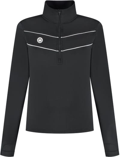 The Indian Maharadja Baroda Chevron Half Zip Sweater Dames - Maat L