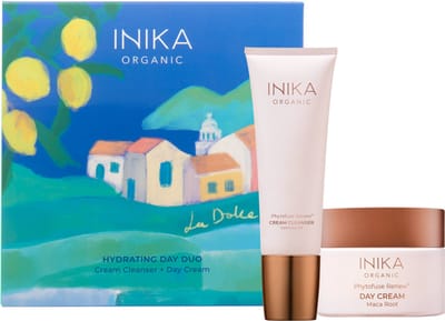 INIKA Organic - Hydrating Day Skin Duo - Natuurlijk - Vegan - Huidverbetering - Reiniging & Verzorging