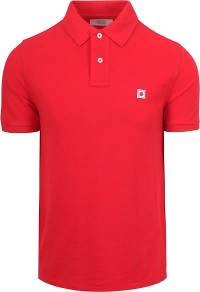 King Essentials The Rene Poloshirt Rood - Maat S - Heren - Polo shirt Heren met Korte mouw